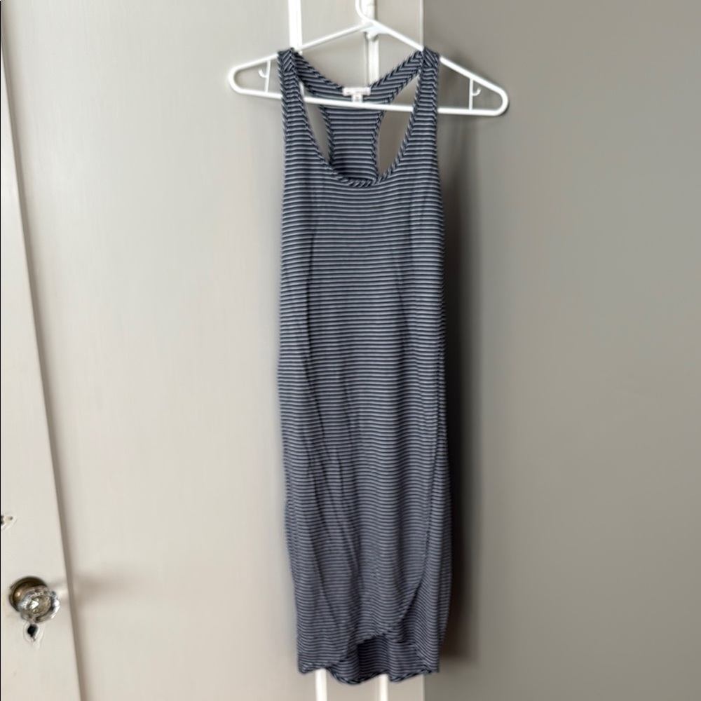 GAP Navy and White Striped Dress